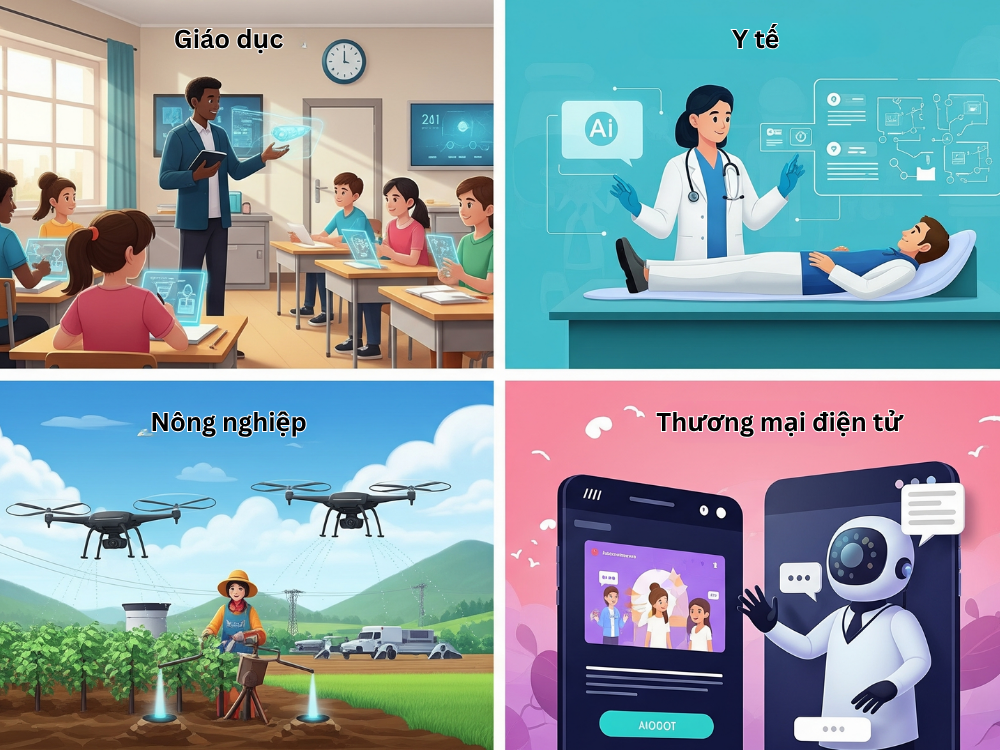 2. Những lĩnh vực khởi nghiệp sáng tạo hưởng lợi nhiều nhất từ AI