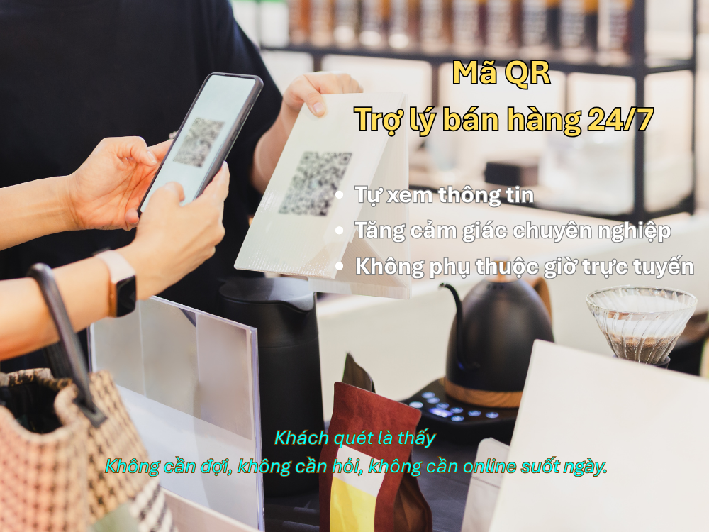 1. Vì sao nên dùng mã QR khi bán hàng?
