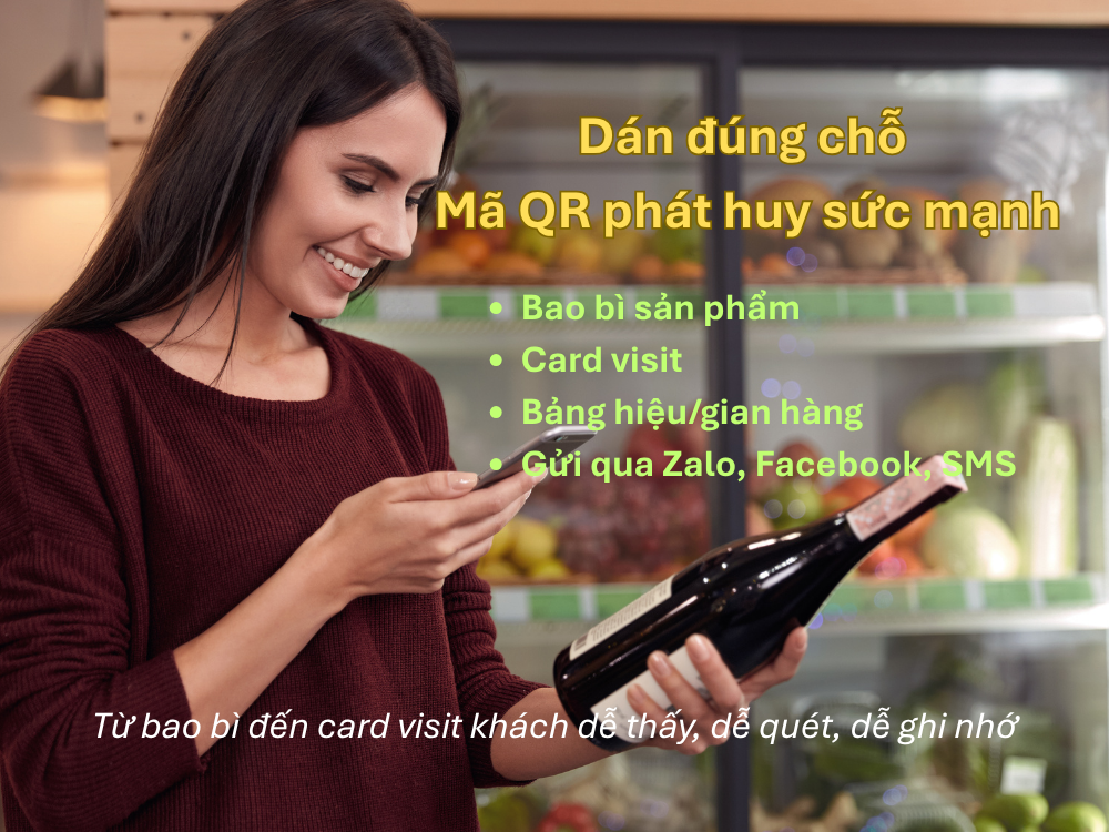2. Dán mã QR ở đâu thì hợp lý?