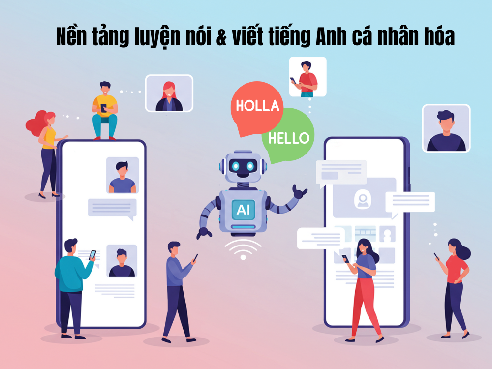 2.1. Nền tảng luyện nói & viết tiếng Anh cá nhân hóa bằng NLP