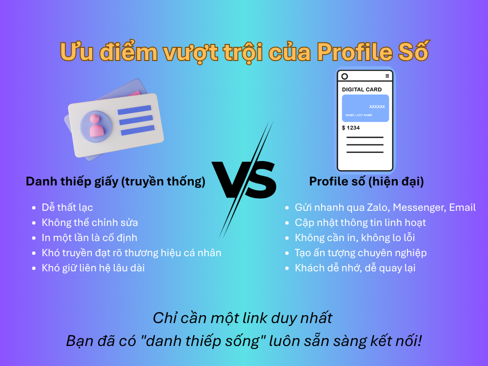 3. Ưu điểm so với danh thiếp truyền thống