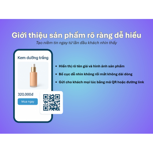 1. Giới thiệu sản phẩm rõ ràng, dễ hiểu