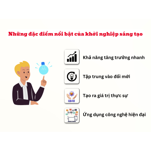 2. Những đặc điểm nổi bật của khởi nghiệp sáng tạo