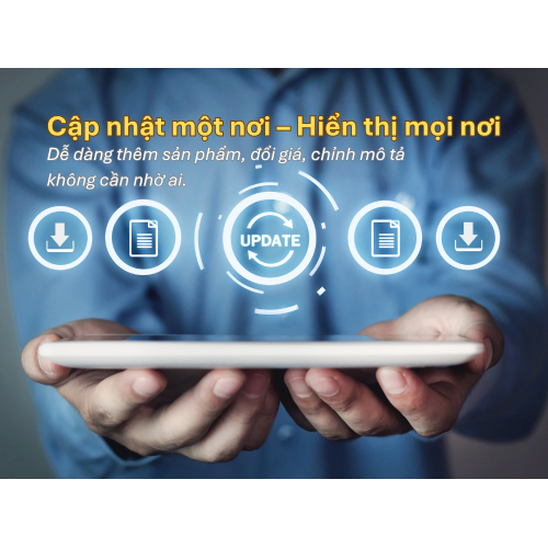 3. Linh hoạt và đồng bộ - không cần làm lại từ đầu mỗi lần thay đổi