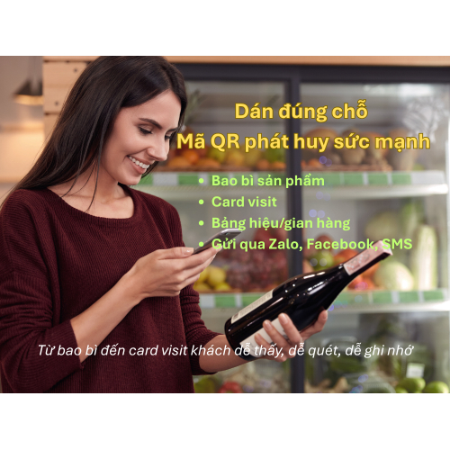 2. Dán mã QR ở đâu thì hợp lý?
