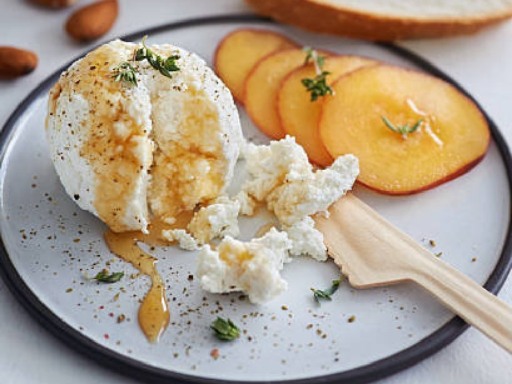 Kem đào chanh mật ong