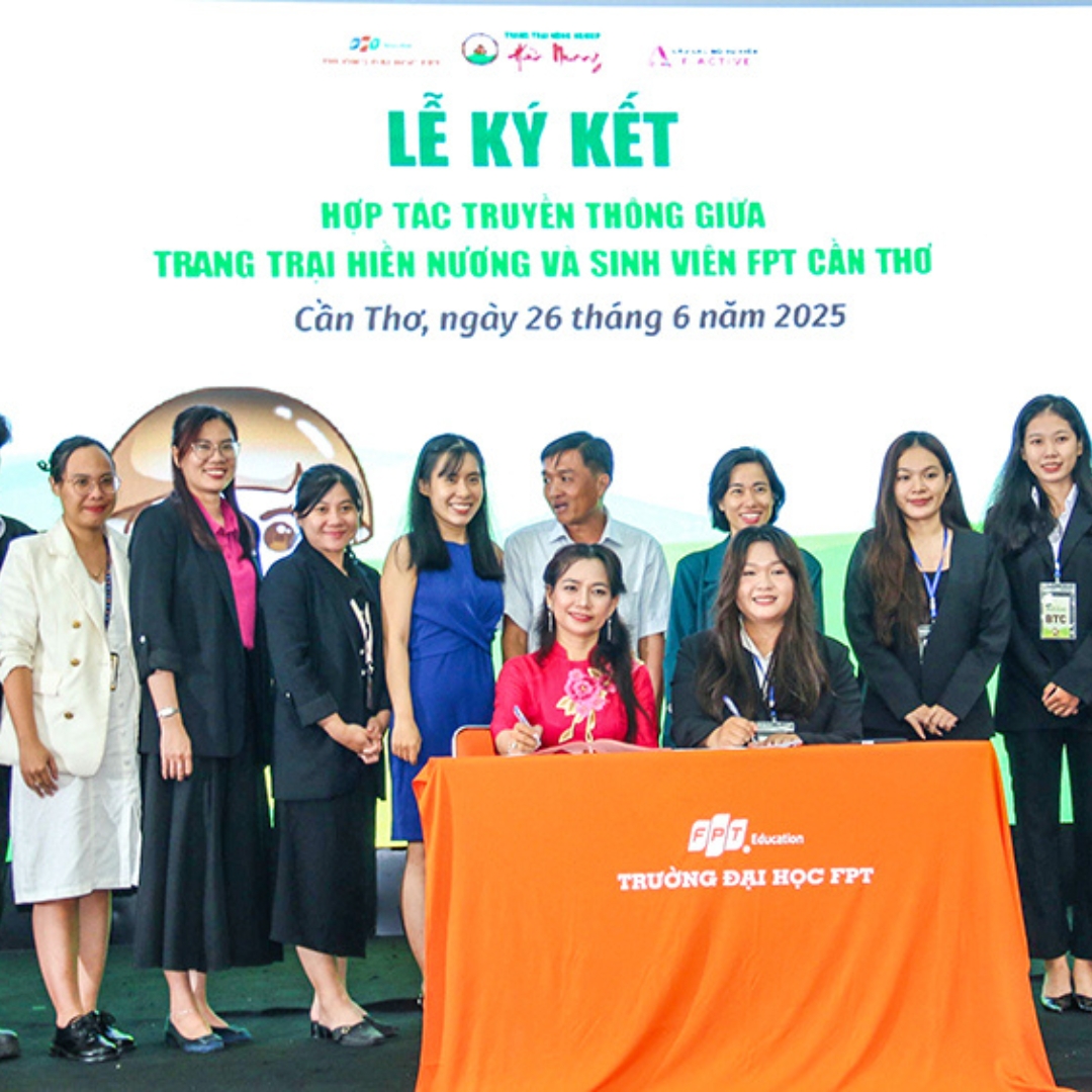 Lễ Ký Kết Hợp Tác Truyền Thông Giữa Hiền Nương Farm Và Sinh Viên FPT Cần Thơ