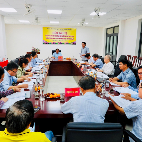 Mặt Trận Tỉnh Đắk Lắk Phản Biện Dự Thảo Các Chính Sách Hỗ Trợ Doanh Nghiệp