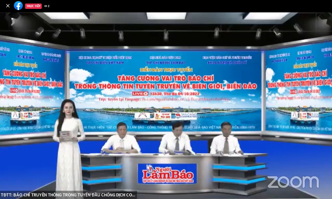 Tạp Chí Người Làm Báo Tổ Chức Diễn Đàn Trực Tuyến: Tăng Cường Vai Trò Báo Chí Trong Thông Tin Tuyên Truyền Về Biên Giới, Biển Đảo