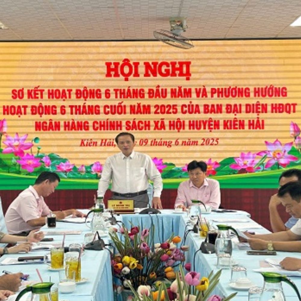 Ban Đại Diện Hội Đồng Quản Trị Ngân Hàng Chính Sách Xã Hội Huyện Tổ Chức Họp Định Kỳ Đánh Giá Kết Quả Hoạt Động 6 Tháng Đầu Năm