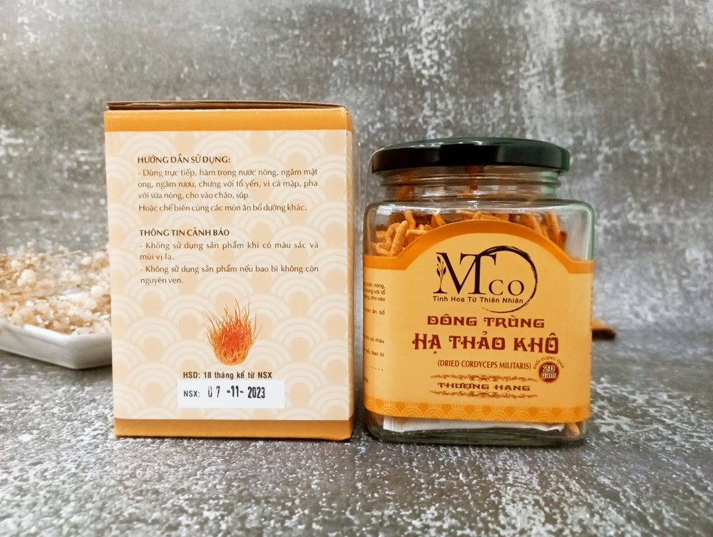 Trà đông trùng hạ thảo khô