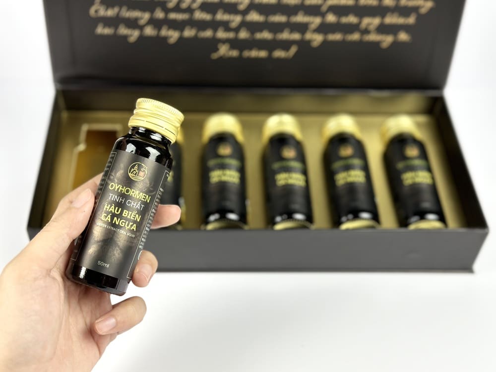 Cách dùng tinh chất hàu biển cá ngựa