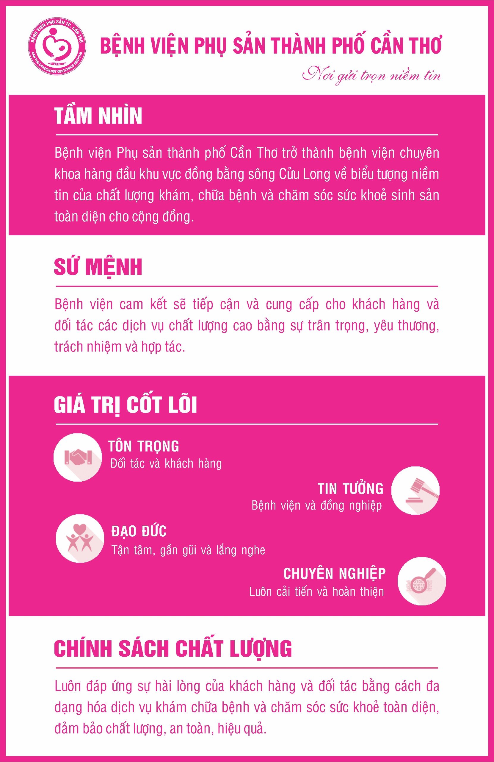 Cam kết cải tiến chất lượng dịch vụ