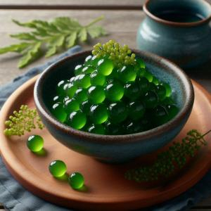 Salad rong nho cá hồi