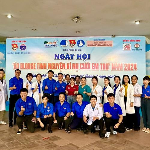 BIO-HOPE Đồng Hành Cùng Đoàn Sở Y Tế TP. Hồ Chí Minh & Quận Đoàn Quận 5 Tổ Chức Ngày Hội "Áo Blouse Tình Nguyện Vì Nụ Cười Em Thơ Năm 2024"