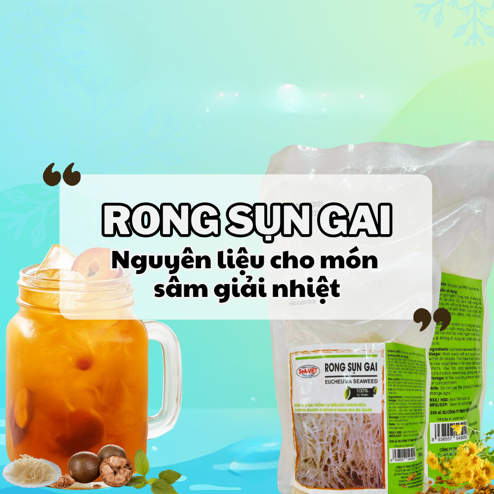 Rong Sụn Gai - Nguyên Liệu Cho Món Sâm Giải Nhiệt