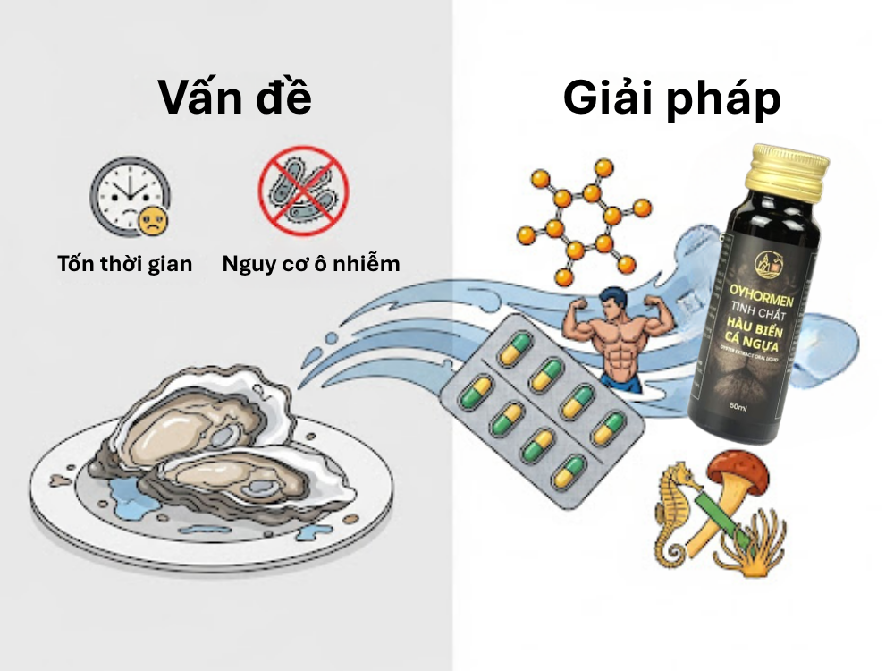 2. Tinh chất hàu – giải pháp tiện lợi, an toàn, dễ sử dụng mỗi ngày