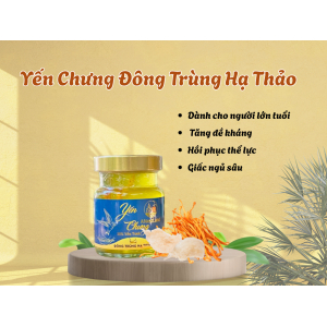 1. Yến Chưng Đông Trùng Hạ Thảo – Hỗ trợ sức khỏe tổng thể cho người lớn