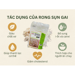 Tác dụng của rong sụn gai đối với sức khỏe