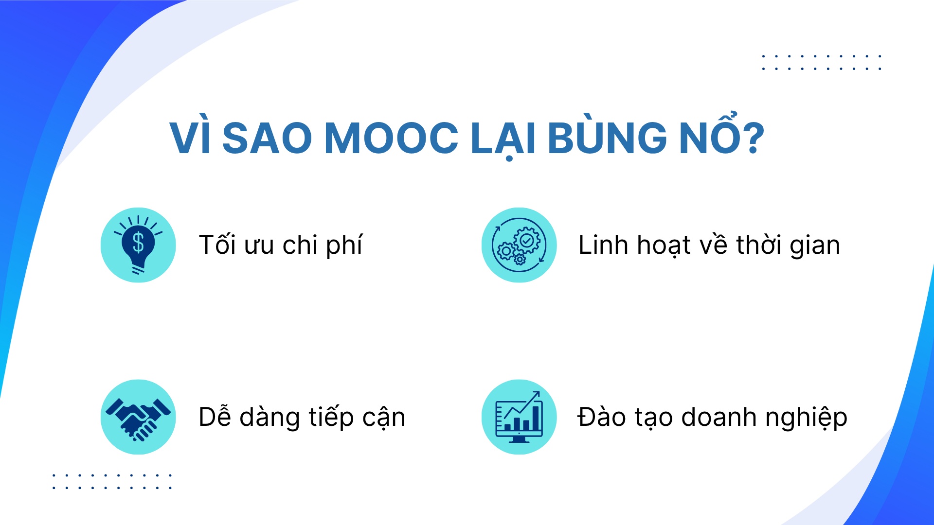 3. Vì sao MOOC bùng nổ?