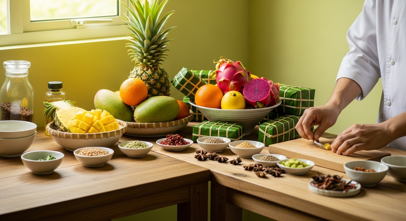 Trái cây nhiệt đới và nguồn cảm hứng từ thiên nhiên Việt