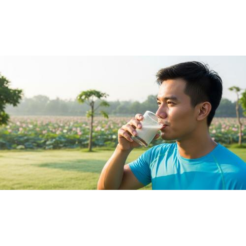 Sữa sen – Thức uống của sức khỏe và thanh tịnh