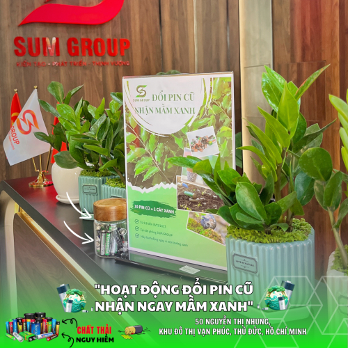 ”Đổi Pin Cũ - Nhận Mầm Xanh” Hưởng Ứng Ngày Lâm Nghiệp Việt Nam 28/11