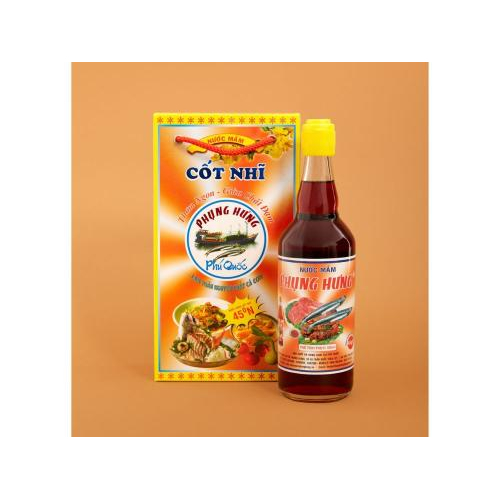 Cặp 2 chai nước mắm cốt nhĩ 500ml 45 độ đạm