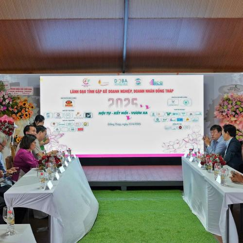 Hệ Sinh Thái Mekong Sen - Tham Dự Chương Trình Lãnh Đạo Tỉnh Gặp Gỡ Doanh Nghiệp, Doanh Nhân Đồng Tháp 2025