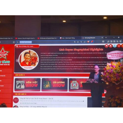 Vai trò của công nghệ trong Bảo tàng Cải lương Nam Bộ