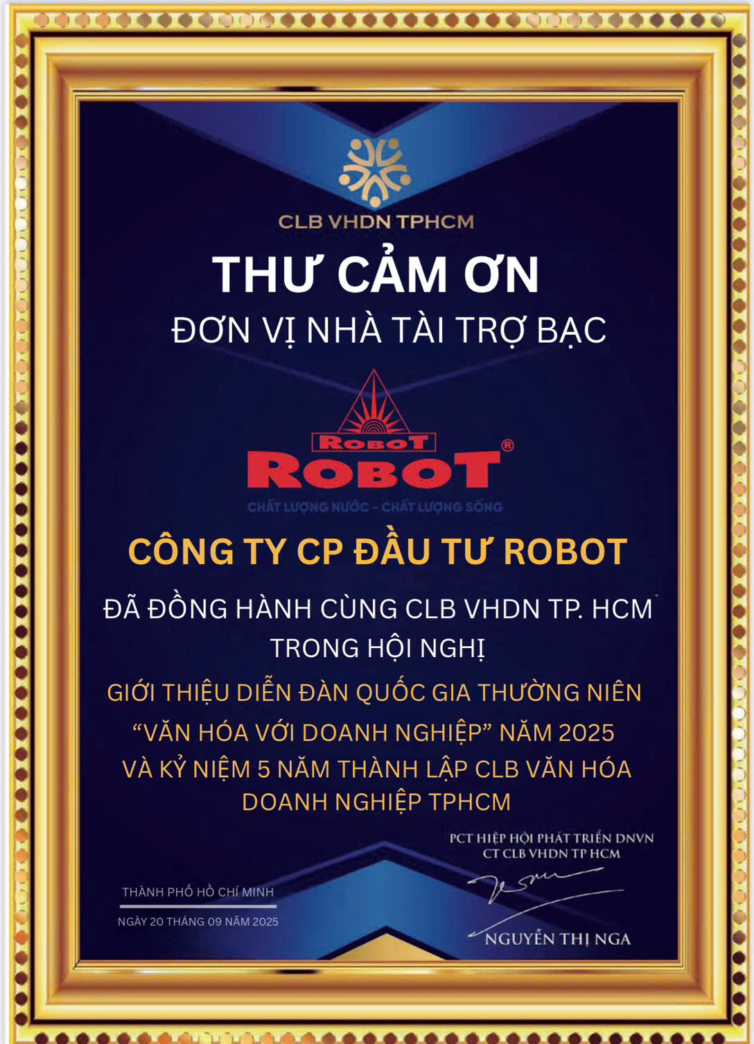 Nhà tài trợ Bạc