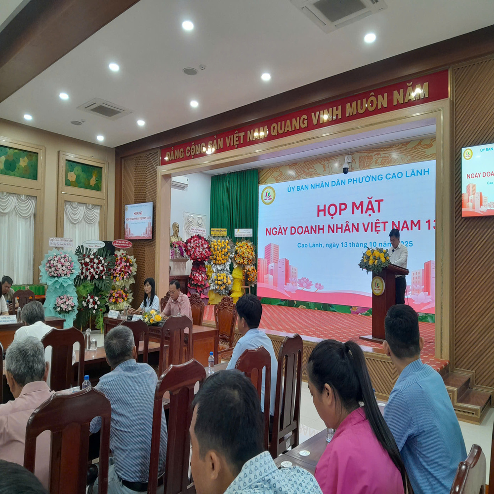 Họp Mặt Ngày Doanh Nhân Việt Nam 13/10 Tại Phường Cao Lãnh