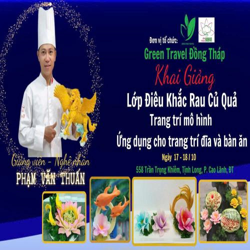 Thông Báo Khai Giảng Khóa 2 – Lớp Điêu Khắc Rau Củ Quả