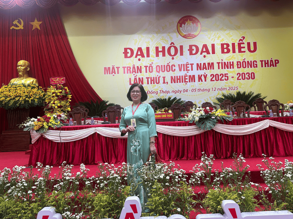 Hội nữ doanh nhân tỉnh đồng tháp tham dự đại hội đại biểu MTTQ việt nam tỉnh đồng tháp lần thứ I, nhiệm kỳ 2025-2030