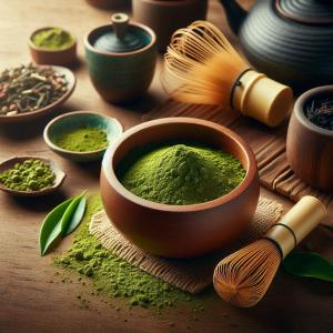 Kết cấu bột matcha