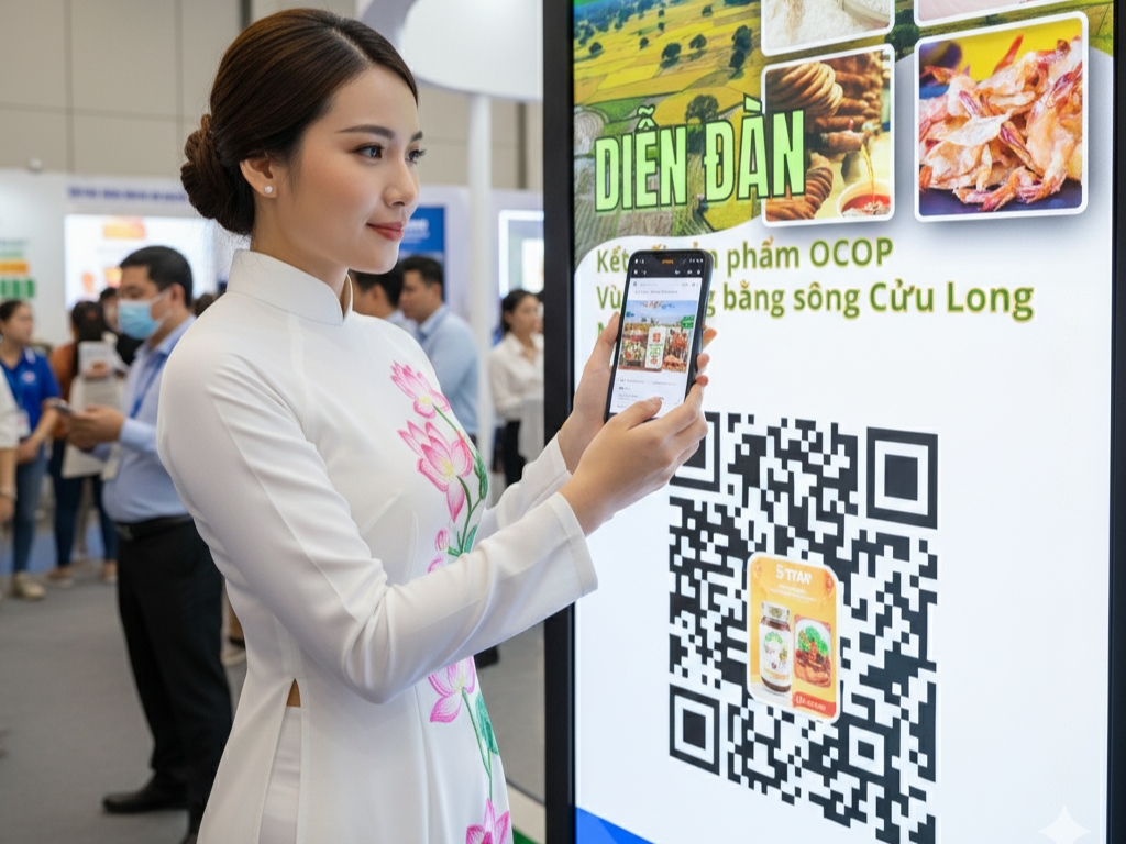 Vai trò của Gian hàng số tỉnh An Giang tại Diễn đàn OCOP 2025