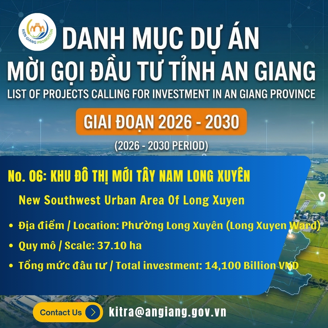 No. 06: Khu Đô Thị Mới Tây Nam Long Xuyên | Đầu Tư An Giang 2026–2030