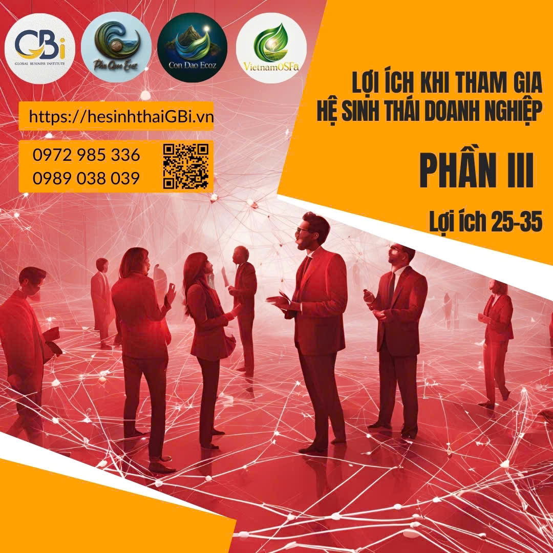 Lợi Ích Khi Tham Gia Hệ Sinh Thái Doanh Nghiệp | Phần III