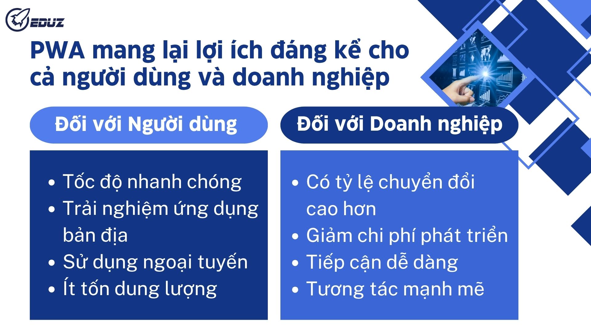 Ưu điểm vượt trội: Tại sao PWA là tương lai?
