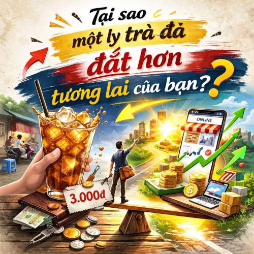 Nghịch Lý 3.000đ: Tại Sao Một Ly Trà Đá Lại "Đắt" Hơn Tương Lai Số Của Bạn?