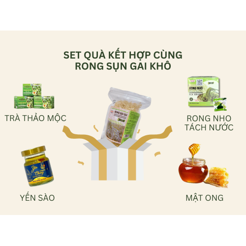 Gợi ý set quà kết hợp cùng rong sụn khô