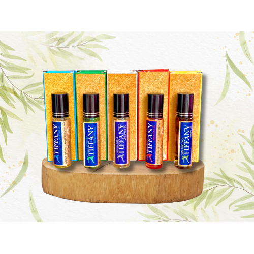 1. Combo 5 lọ dầu gió Miss Tiffy, 1 bộ gia đình nên có