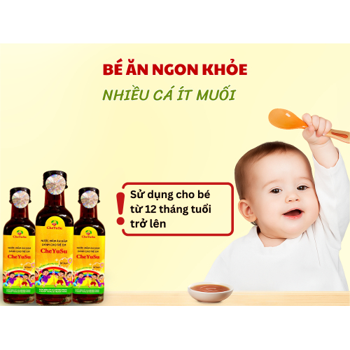 1. Trẻ em bao nhiêu tháng tuổi thì có thể sử dụng được nước mắm