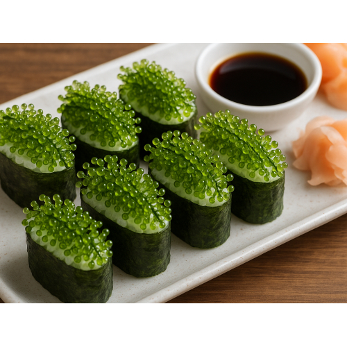 5. Cơm cuộn rong nho tách nước