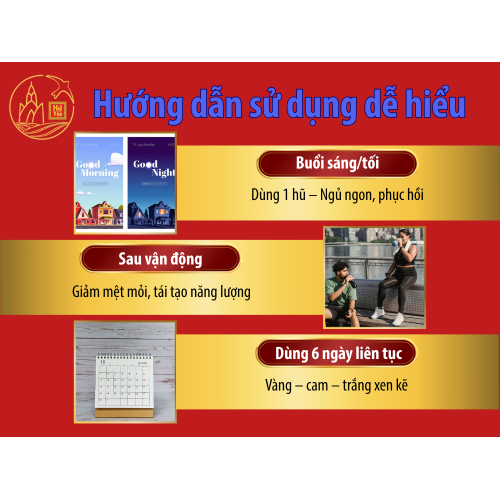 2. Set 6 hũ – Duy trì thói quen bổ dưỡng mỗi ngày
