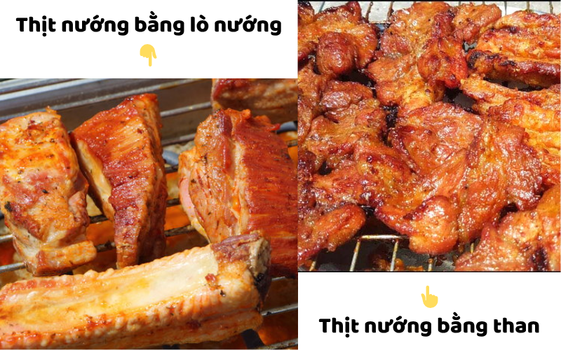 Bước 4: Nướng thịt