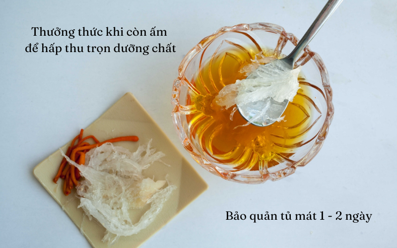 Bước 4: Thưởng thức