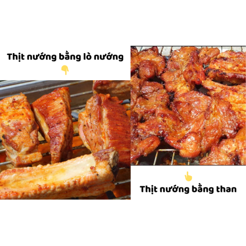 Bước 4: Nướng thịt